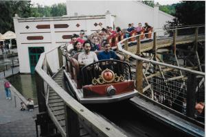 Train Loup Garou Six Flags Belgium 2001