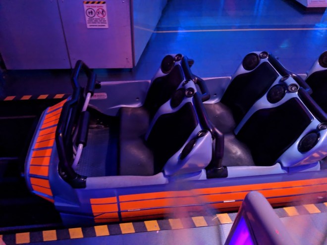 Space Mountain rocket Disneyland