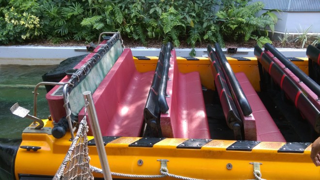 Jurassic Park River Adventure Islands of Adventure lap bars (3)