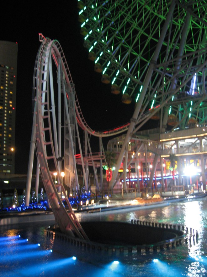 Diving Coaster Vanish at night (1)