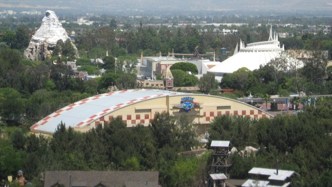Soarin DCA Overhead view